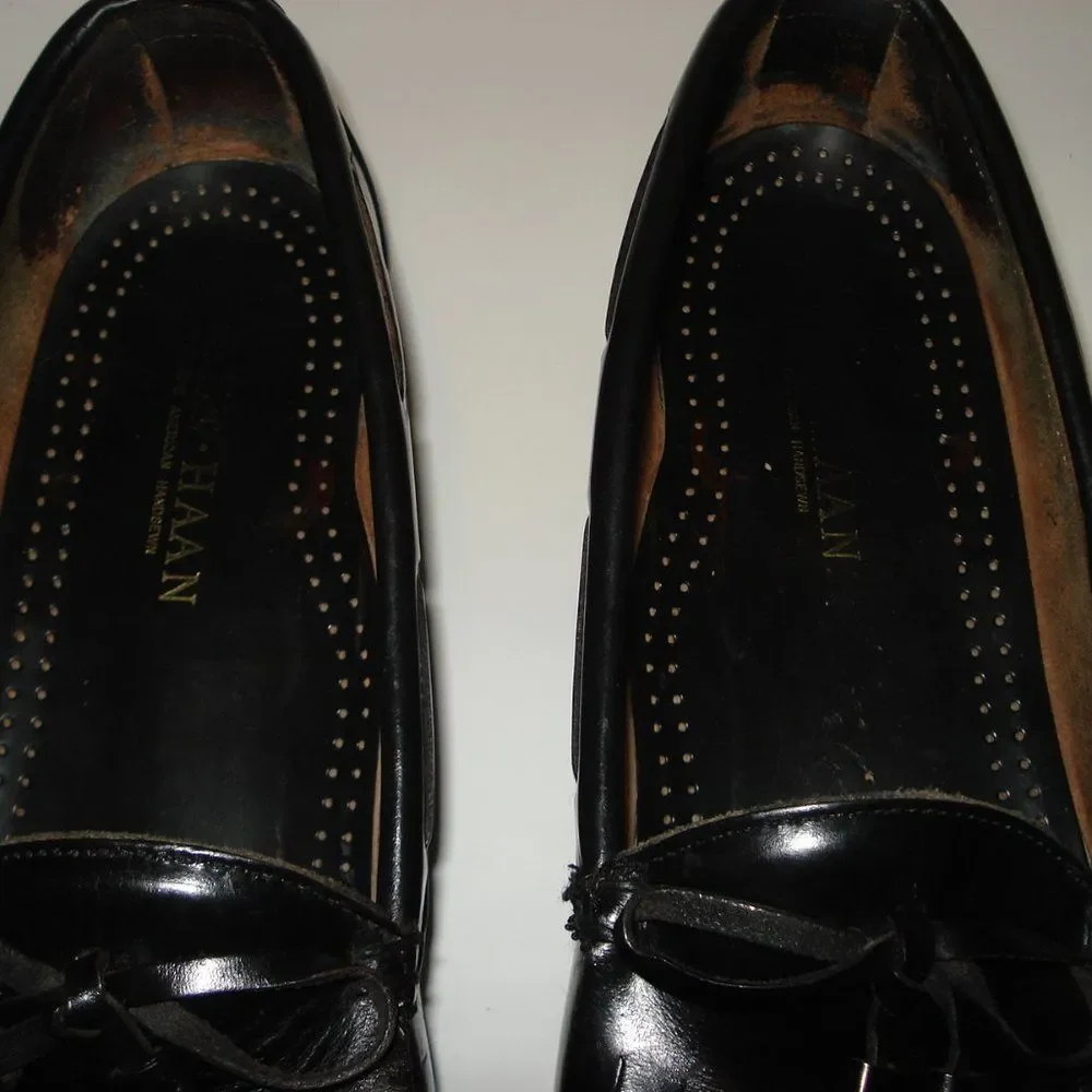 Hand Sewn Men's Cole Haan 11.5 D Loafers Used Shoe